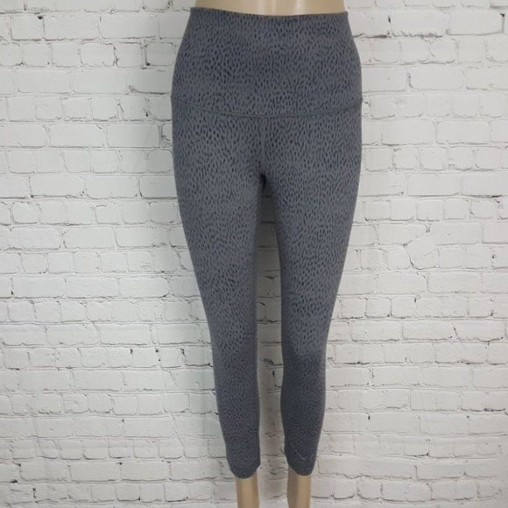 Lululemon Wunder Under Crop RollDown Dottie Dash 4